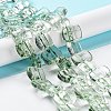 Transparent Glass Imitation Gemstone Beads Strands GLAA-G105-01A-2