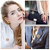 12Pcs Exquistie Rhinestone Brooch JEWB-YW0001-03-6
