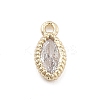 Brass Micro Pave Cubic Zirconia Pendants KK-M306-05G-03-1