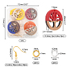 DIY Dangle Earring Making Kits DIY-OC0005-12-2