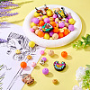 101Pcs Cattle Theme Silicone Focal Beads SIL-TA0002-60-6