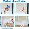 Waterproof PVC Electrostatic Window Stickers Brick Pattern Stickers DIY-I050-08-3
