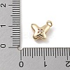 Brass Micro Pave Cubic Zirconia Pendants KK-D283-17G-3