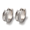 304 Stainless Steel Hoop Earrings EJEW-D331-14P-2