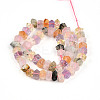 Natural Amethyst & Citrine & Rose Quartz & Prehnite Beads Strands G-N347-09A-12-3