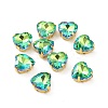 Heart Sew on Rhinestone X1-DIY-E062-04G-01-1