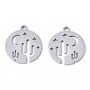 Non-Tarnish 201 Stainless Steel Pendants STAS-N091-71-2