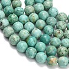 Natural Peruvian Turquoise(Jasper) Beads Strands G-L642-B08-10mm-4