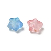 Gradient Color Transparent Acrylic Beads X-OACR-M023-04B-2