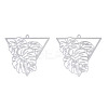 Non-Tarnish 201 Stainless Steel Filigree Pendants STAS-S118-058-1