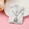 48Pcs 24 Styles Tibetan Style Alloy Pendants Sun/Star/Moon DIY-YW0008-84-6