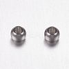 Tarnish Resistant 316 Surgical Stainless Steel Crimp Beads LS-X-STAS-F117-03P-1