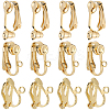 30Pcs 3 Styles 304 Stainless Steel Clip-on Earring Converters Findings STAS-SC0006-80-1