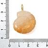 Natural Topaz Jade Carved Pendants X-G-C282-01M-3