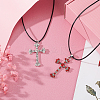 12Pcs 2 Style Tibetan Style Alloy Rhinestone Pendants RB-FH0001-04-2