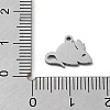 Non-Tarnish 304 Stainless Steel Charms STAS-K272-01D-P-3