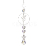 Alloy & Brass Fairy Hanging Suncatchers HJEW-JM04247-2
