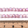 Anti-Tarnish Electroplate Glass Beads Strands EGLA-T021-4mm-15-02-4
