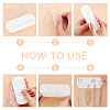 12-Hook Mini HIPS & PVC Wall-Mounted Jewelry Hanging Display Rack FIND-WH0145-64-3