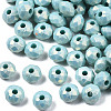 Spray Painted Acrylic Beads MACR-S280-03B-1