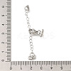 Brass Lobster Claw Clasps KK-K388-61P-3