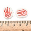 Handmade Porcelain Beads PORC-D025-02D-3