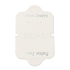 Fold Over Paper Jewelry Display Cards CDIS-M005-12-2