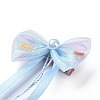 Bowknot Long Ribbon Alligator Hair Clip PHAR-D013-03D-5