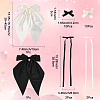 6 Styles Bowknot Polyester Hair Barrettes PHAR-SP0001-22A-2