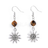 Tibetan Style Alloy Dangle Earrings EJEW-JE03298-2