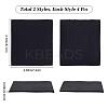 4 Pairs 2 Style PVC Self-Adhesive Anti-Slip Stick Shoes Pad AJEW-GF0004-76C-2