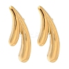 304 Stainless Steel Stud Earrings for Women EJEW-K302-07G-2