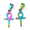 Ion Plating(IP) 304 Stainless Steel Pendants STAS-P253-04MC-1
