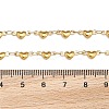304 Stainless Steel Heart Link Bracelets LS-BJEW-M121-03G-3