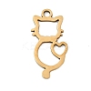 201 Stainless Steel Pendants STAS-F316-05G-01-1