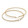 304 Stainless Steel Big Hoop Earrings X-EJEW-F188-24G-F-2