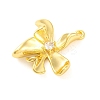Brass Pave Clear Cubic Zirconia Pendants LS-KK-Z051-02G-03-2