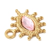 Real 18K Gold Plated 304 Stainless Steel Pendants STAS-A084-19G-02-3