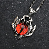 Evil Eye Alloy Pave Glass Pendant 667 Stainless Steel Chain Necklaces for Men FS-WG7A50C-05-1