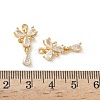 Brass Micro Pave Cubic Zirconia Pendants KK-Z136-48G-3