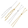 2 Sets 2 Styles 304 Stainless Steel Bar Link Chain Bracelet Making AJEW-TA0001-77-2