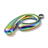 Ion Plating(IP) 304 Stainless Steel Pendants STAS-C079-15M-2