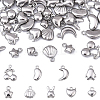 36Pcs 9 Styles 304 Stainless Steel Mixed Shapes Charms STAS-YW0002-79-1