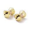 Brass Enamel  Beads KK-B047-04G-4