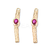 Brass Pave Cubic Zirconia Pendants KK-N232-482C-2