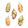 30Pcs 5 Styles Resin Imitation Food Pendants FIND-CJ0002-49-3