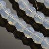Faceted Bicone Opal Beads Strands EGLA-P017-01-3