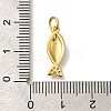 Brass Cubic Zirconia Pendants KK-M295-14G-01-3