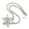 CCB Plastic Beaded Necklaces NJEW-P319-01P-5