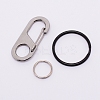 Stainless Steel and Zinc Alloy Rock Climbing Carabiners LS-KEYC-WH0019-01P-1
